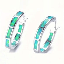 Load image into Gallery viewer, 925 Sterling Silver Circular Hoop Earrings
