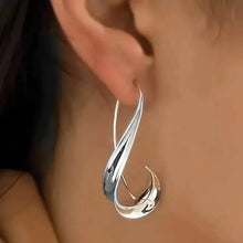Load image into Gallery viewer, 925 Sterling Silver Hypoallergenic Antique Finish Hook Earrings
