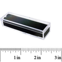 Load image into Gallery viewer, 1x2.5 Clear Acrylic Gem Box with Black Velvet Lining
