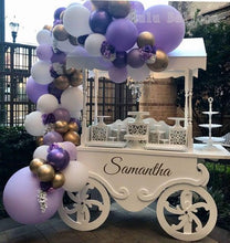 Load image into Gallery viewer, 92pcs Pastel White Purple And Gold Garland Balloons Kit For Party Wedding Birthday Baby Shower  Bridal Shower Gender Reveal
