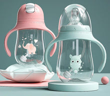 Load image into Gallery viewer, Baby Bottles Drinking Cup Feeding Bottle Wide-Caliber Drinking Milk Drinking Water Dual-use Bottle For baby and Kids

