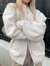 Load image into Gallery viewer, Autumn Casual Full Size Drop Shoulder Snap Down Jacket with Buttoned Front and Pockets
