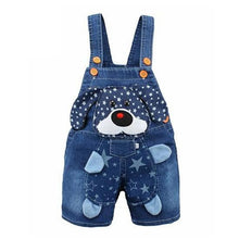 Load image into Gallery viewer, Modern Cartoon Baby Clothing Boys &amp; Girls Jeans Overalls Shorts Toddler Infant Rompers For Kids In Fashion Deisgn
