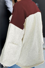Load image into Gallery viewer, Unique Contrast Collared Pocketed Jacket with Button-Up Closure Modern Women Jacket
