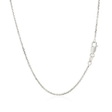 Load image into Gallery viewer, 14k White Gold Diamond Cut Cable Link Chain 1.1mm
