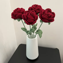 Load image into Gallery viewer, 1pc Artificial Flower, Living Room Decoration, Table Rose, Single Bouquet, Wedding Fake Flower, Dried Flower Ornament, High-End Floral Arrangement Decor
