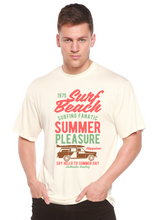 Load image into Gallery viewer, Surf Beach Spun Bamboo® Men's Bamboo Viscose/Organic Cotton Short Sleeve Graphic T-Shirt

