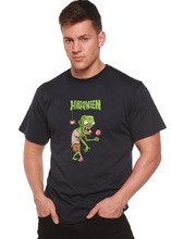 Load image into Gallery viewer, Halloween Green Monster Unisex Bamboo Viscose/Organic Cotton Short Sleeve Graphic T-Shirt
