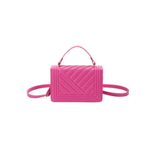 Load image into Gallery viewer, Dazzling Bags For Women Chain Crossbody Bags In Pu Leather Female Fashionable Shoulder Bag Ladies Handbags  Simple Messenger Bag Casual Indentation Western Style Portable Women
