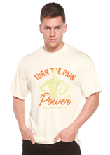 Load image into Gallery viewer, Turn The Pain Men's Bamboo Viscose/Organic Cotton Short Sleeve Graphic T-Shirt
