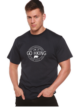 Load image into Gallery viewer, Go Hiking Men's Bamboo Viscose/Organic Cotton Short Sleeve Graphic T-Shirt
