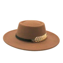 Load image into Gallery viewer, Autumn Winter Women Men  Vintage Fedora Women's Foldable Short Brim  Floppy Hat Gentleman Elegant Warm Hats Lady Party Luxury Caps Classic Summer Beach Sun Hat
