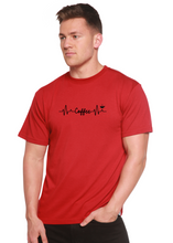 Load image into Gallery viewer, Heartbeat Coffee Unisex Bamboo/Cotton Graphic T-Shirt
