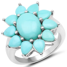 Load image into Gallery viewer, 5.20 Carat Genuine Turquoise .925 Sterling Silver Ring
