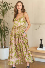 Load image into Gallery viewer, Ruffled Tiered Scoop Neck Cami Summer Dress – Flirty Ruffled Cami Dress with Scoop Neck &amp; Tiered Details
