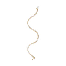 Load image into Gallery viewer, 14K Yellow Gold 6.0 Cttw Classic 4 Prong Set Round Brilliant Cut Diamond Tennis Bracelet (K-L Color, VS2-SI1 Clarity) - 7.25"
