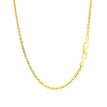 Load image into Gallery viewer, 14k Yellow Gold Forsantina Lite Cable Link Chain 1.9mm

