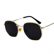 Load image into Gallery viewer, Unisex Woman and Man  Vintage Retro and Modern  Sunglasses Square Metal Frame Sunglasses Pilot Mirror Classic  With UV400 Protection
