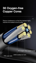 Load image into Gallery viewer, 9D Stereo Earphones Mic Headphone Headset In-ear Wired Headphones Bass Wire Earphone Earbud Phone Headset With Microphone Wired Earbuds Noise Isolating in-Ear Headphones Earphones with Mic Volume Control Plug for Sports Workout Compatible
