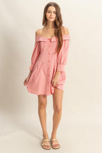 Load image into Gallery viewer, Button Down Spaghetti Strap Mini Dress with Pockets-Elegant, Chic Summer Dress with Feminine Spaghetti Straps, Functional Pockets, and Button Down Front for Effortless Style
