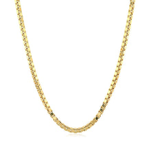 Load image into Gallery viewer, 2.0mm 14k Yellow Gold Semi Solid Box Chain
