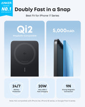 Load image into Gallery viewer, Anker Nano Power Bank (5K, MagGo, Slim)
