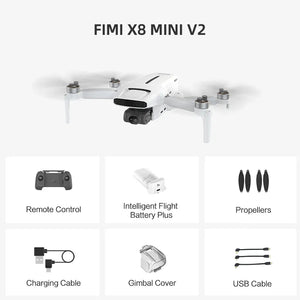 FIMI X8 Mini v2 Camera 249g Drone Quadcopter RC Helicopter FPV 3-axis Gimbal 4K Camera GPS Drone Quadcopter mini x8 pro drones