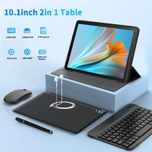 Load image into Gallery viewer, C108 10.1Inch Tablet Octa-Core Processor 10GB+128GB Android14 Tablet With Case Headphones Wireless Keyboard Mouse Stylus Pen Bag
