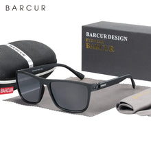 Load image into Gallery viewer, BARCUR Sports Polarized Sunglasses for Men Lightweight TR90 Square Fishing &amp; Travel Eyewear UV400 Protection Men Accessory
