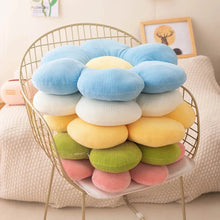 Load image into Gallery viewer, Flower-Shaped Plush Pillow – Cute Anime Cushion for Kids &amp; Office
