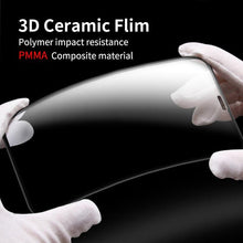 Load image into Gallery viewer, 3PCS 100D Ceramic Protective Glass For iPhone 14 13 12 Mini 11 Pro XR XS Max X 8 7 Plus SE 2020 Soft Screen Protector Film Series Tempered Glass Screen Protector
