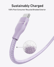 Load image into Gallery viewer, Anker USB-C to USB-C Cable (3 ft / 6 ft, 240W, Upcycled-Braided)
