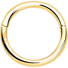 Load image into Gallery viewer, 14k Solid Yellow Gold Hinged Segment Ring Elegance 18G 5/16
