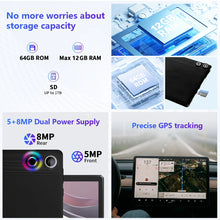 Load image into Gallery viewer, A10L 10inch Tablet Android 14 12GB RAM 64GB ROM 1TB Expand WiFi6 Face Unlock HD IPS Screen Keyboard Mouse Stylus For PC Pad Gift
