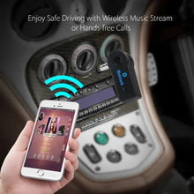 Load image into Gallery viewer, Car Bluetooth 5.0 Receiver 3.5mm Jack Wireless Bluetooth Transceiver  Adapter For Car Kit Music Audio Aux A2dp Earphone Receiver
