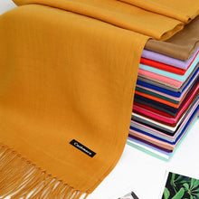 Load image into Gallery viewer, 2022 Tassel Women’s Scarf – Designer Shawl, Wrap &amp; Hijab Pashmina
