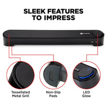 Load image into Gallery viewer, GOgroove SonaVERSE UBR Sound Bar USB‑Powered 6 W RMS / 12 W Peak

