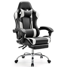 Load image into Gallery viewer, JHK Ergonomic Racing Gaming Chair Adjustable Swivel PU Leather with Headrest and Lumbar Support For Office Computer Living Room
