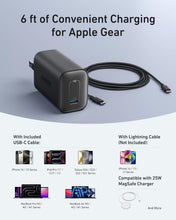 Load image into Gallery viewer, Anker Nano 100W MacBook Charger – Foldable USB-C Adapter with 6ft Cable
