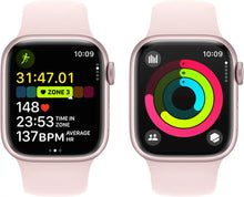Load image into Gallery viewer, Apple Watch Series 9 (2023) – 45mm GPS Wi-Fi – Aluminum Case with Black Sport Band
