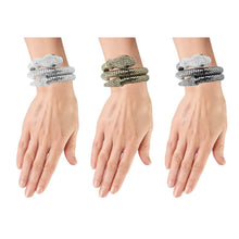 Load image into Gallery viewer, Exotic Designer Sultry Crystal Snake Bracelet

