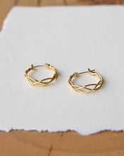 Load image into Gallery viewer, Braided Hoop Earrings
