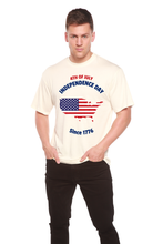 Load image into Gallery viewer, 4th of July Men's Bamboo Viscose/Organic Cotton Short Sleeve Graphic T-Shirt
