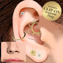 Load image into Gallery viewer, Shine Bright Ear and Fake Septum Curation
