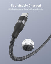 Load image into Gallery viewer, Anker USB-A to USB-C Cable (3 ft/6 ft, Upcycled-Braided)
