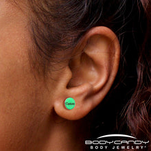 Load image into Gallery viewer, Custom Personalized Glow in the Dark Stud Earrings

