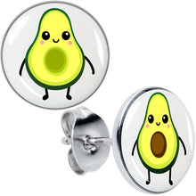 Load image into Gallery viewer, Avocado Oh Both Sides Stud Earrings by Onyx O
