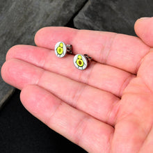 Load image into Gallery viewer, Avocado Oh Both Sides Stud Earrings by Onyx O
