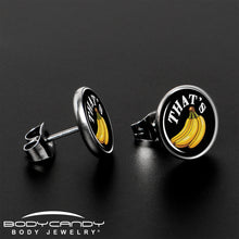 Load image into Gallery viewer, That is Bananas Stud Earrings by Onyx O
