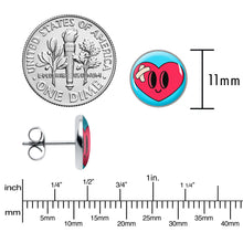 Load image into Gallery viewer, Heartbreak Bandaged Heart Stud Earrings by Onyx O
